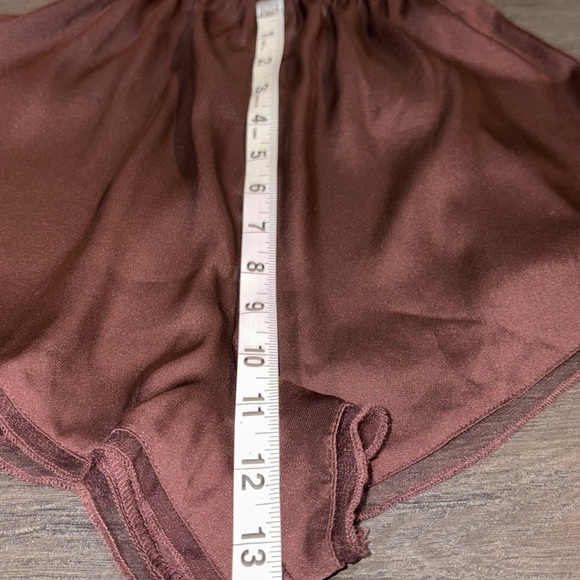 Free People Intimately Fall Into You Silky Romper Size XS Brown - Picture 12 of 13